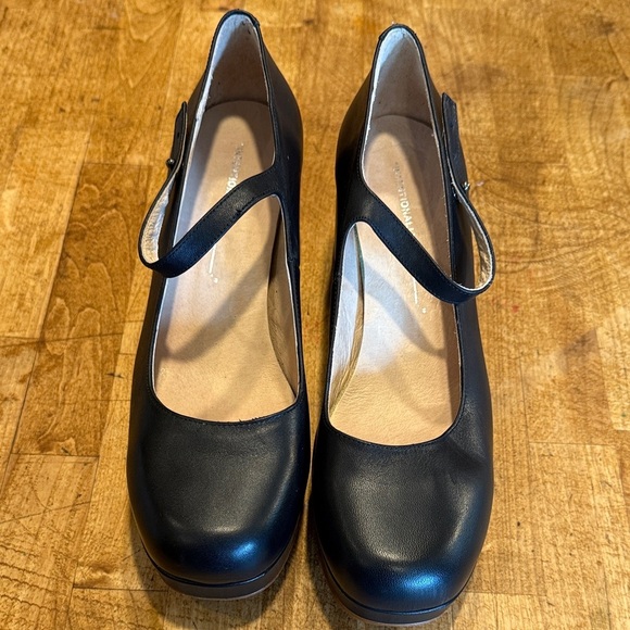 INTENTIONALLY BLANK Black Mary Jane Heels - Picture 1 of 5